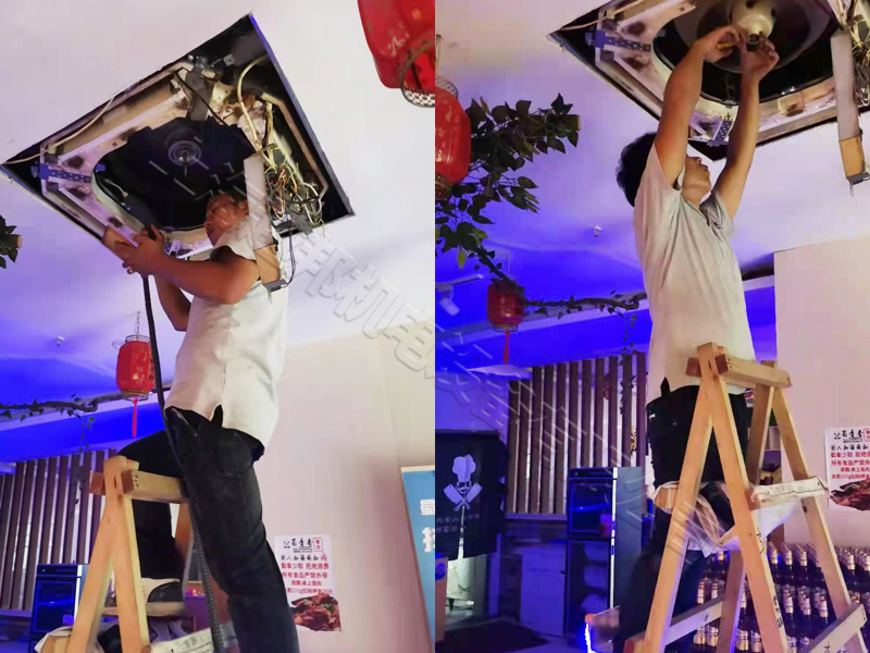 火锅店中央空调清洗